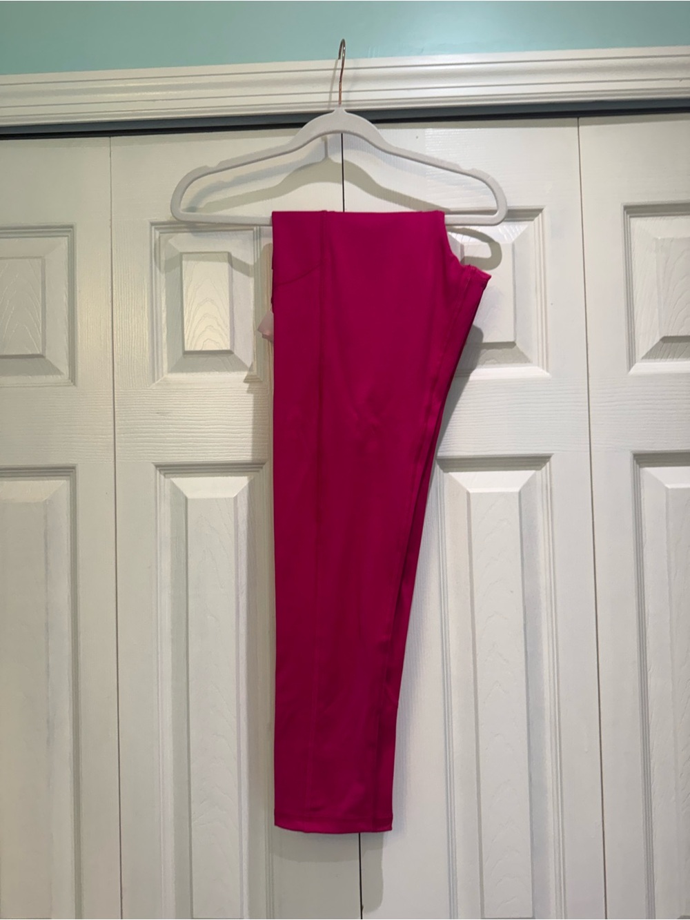 Womens Bright Pink Leggings